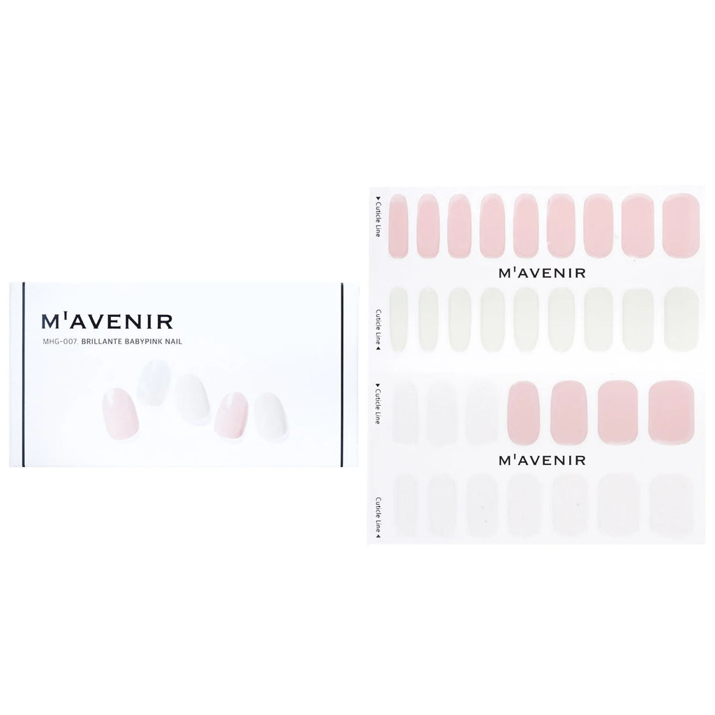 32pcs Pink Marble Nail Sticker O986167