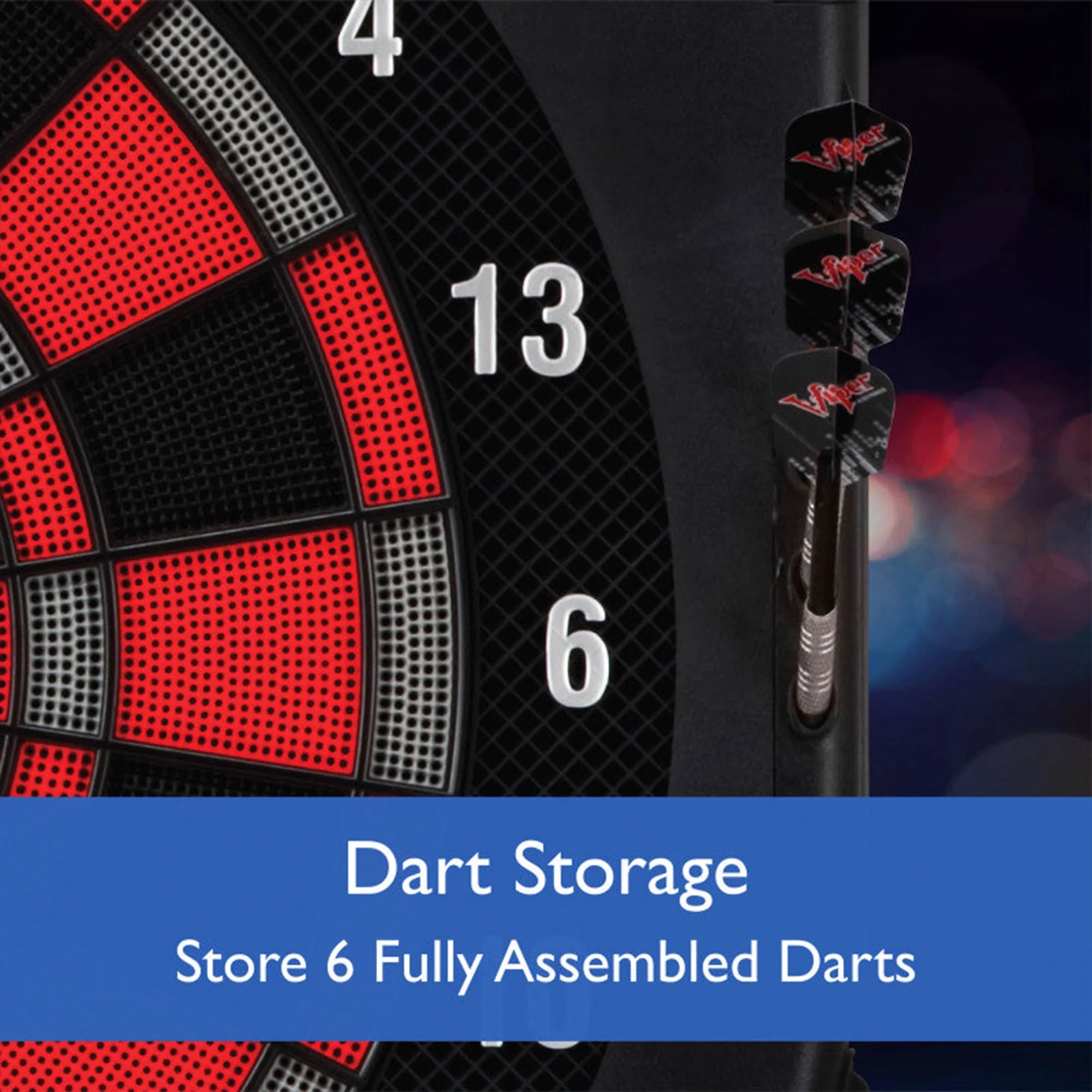 Electronic Home Wall Dart Board with 43 Games Z4237