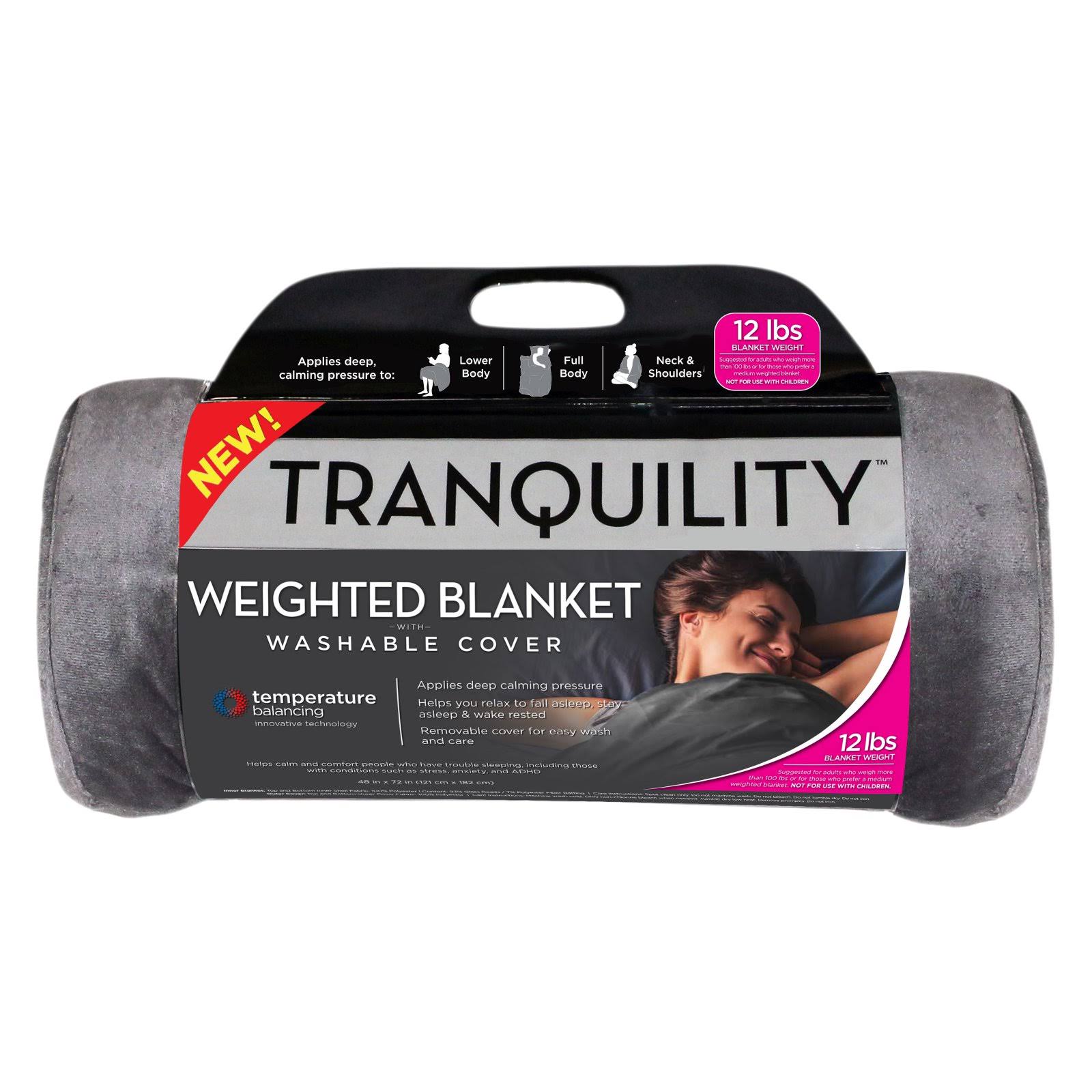 18 lbs Weighted Blanket with Washable Cover S697