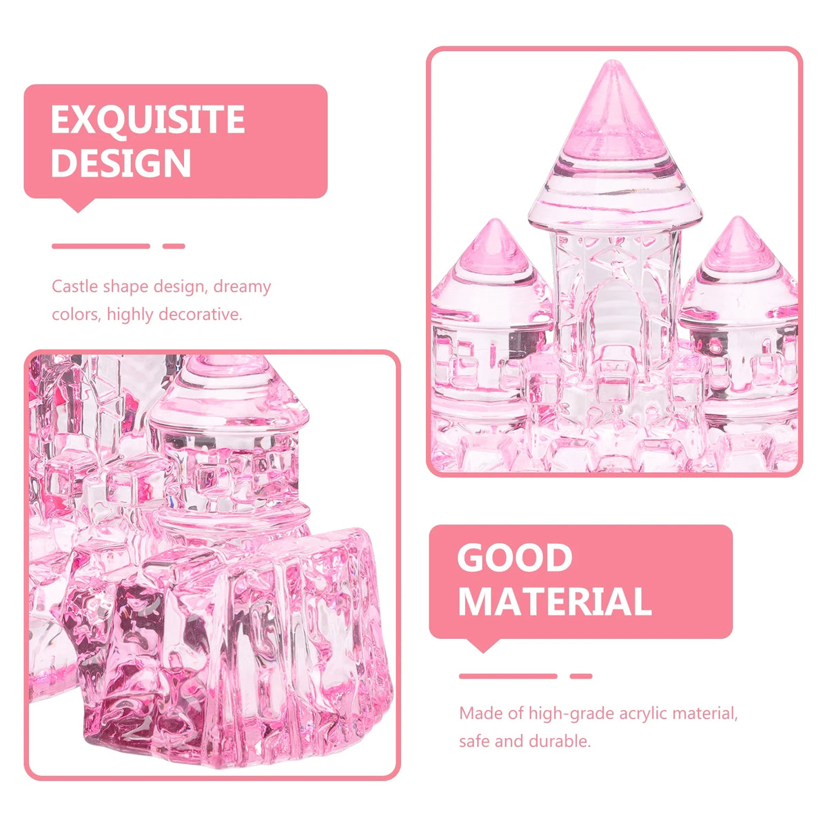 Crystal Castle Toy Princess Craft Ornament A892