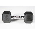 20 lbs PVC Hex Dumbbell with Chrome Ergo Handle J4213