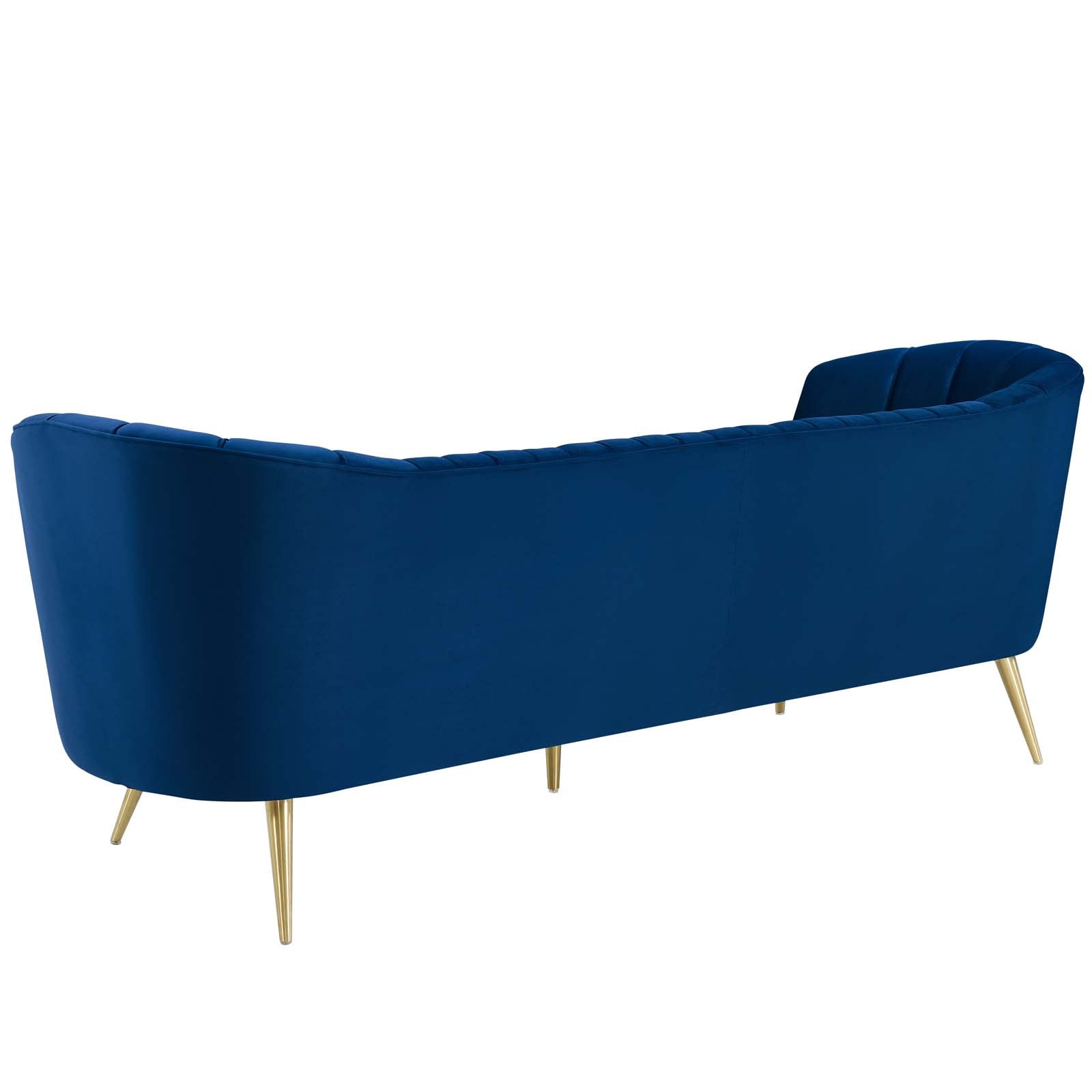 3 Piece Performance Velvet Set in Navy T6300