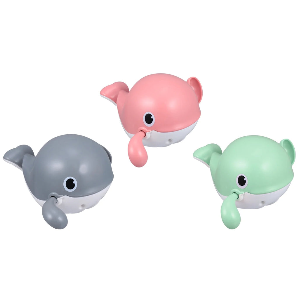 3pcs Baby Bath Toys Whale Cartoon Water Bathtub Toys G932585