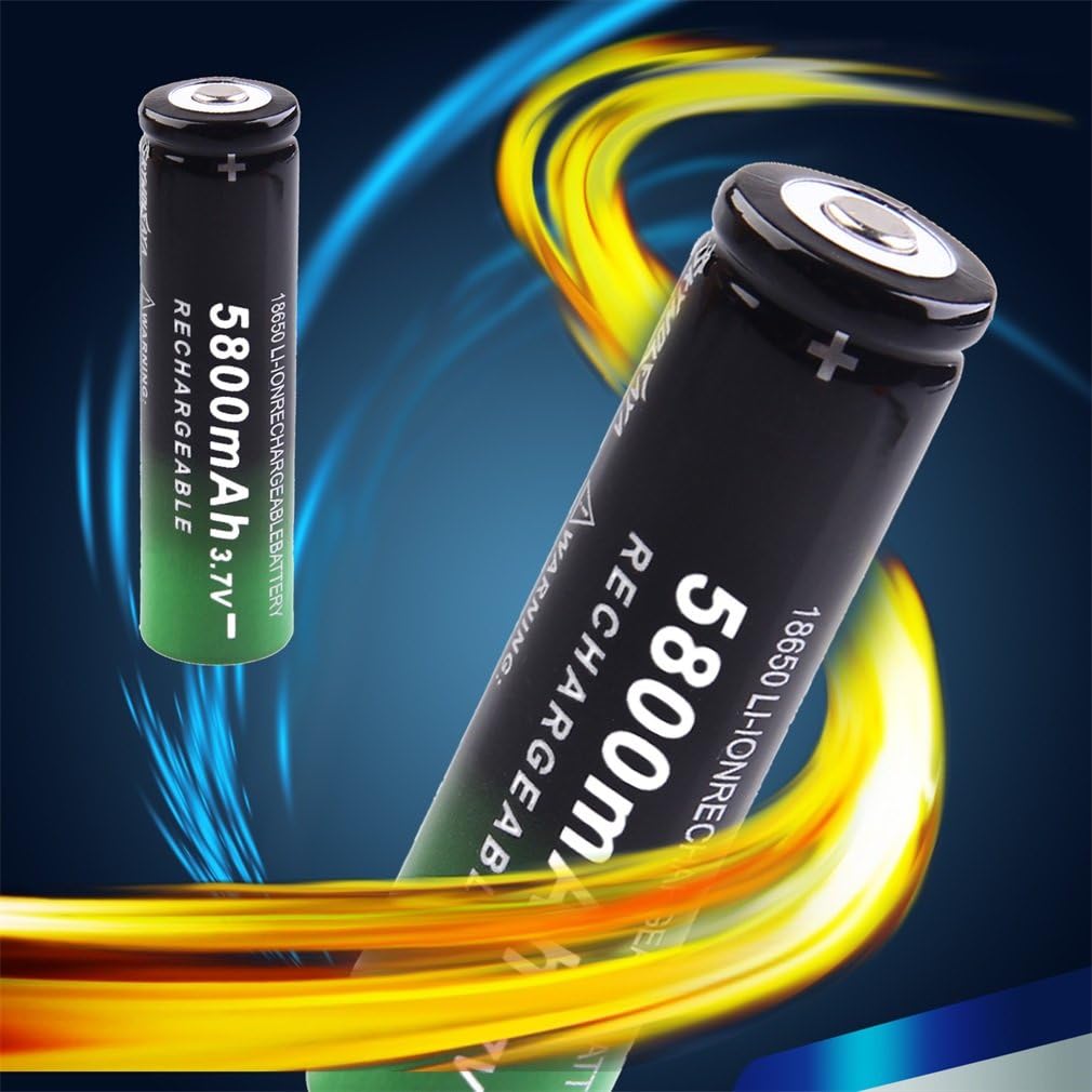 50 Pack 18650 Rechargeable 5800mAh 20A 3.7V Button Top Batteries W4991