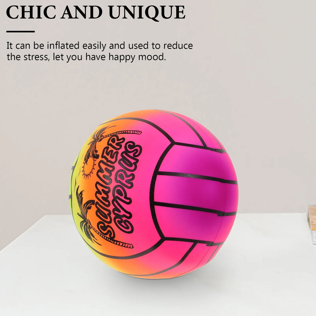 Inflatable Rainbow Volleyball Beach Ball N775