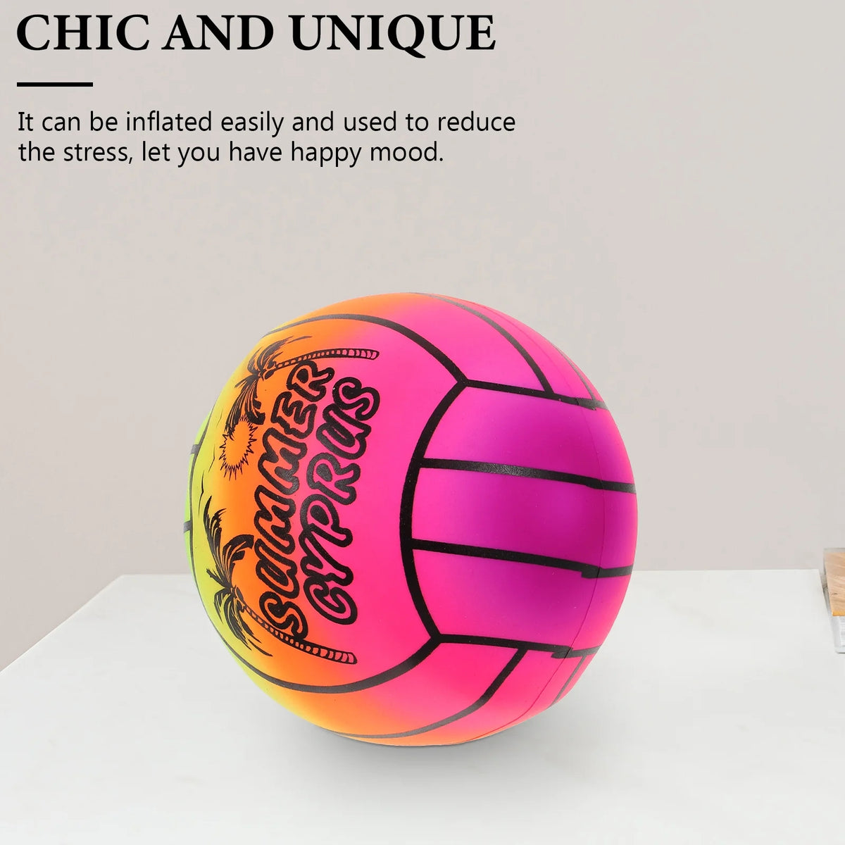 Inflatable Rainbow Volleyball Beach Ball N775