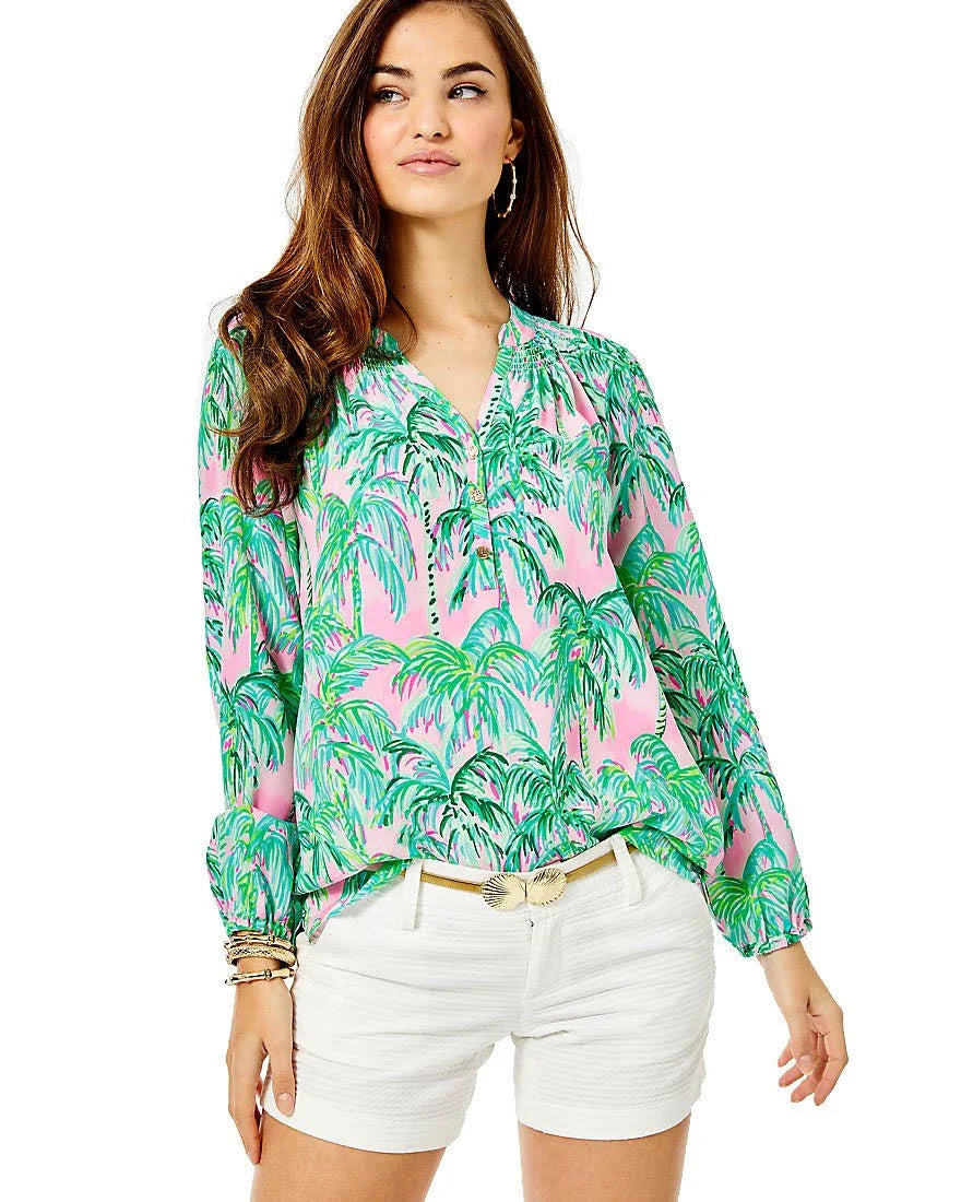 Pink Blossom Elsa Top K554