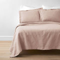 Coral Cotton Matelasse Coverlet Twin J89659